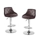 thumbnail image 2 of SET DE 2 BANCOS PARA BARRA CON RESPALDO COLOR CAFÉ, 2 of 6