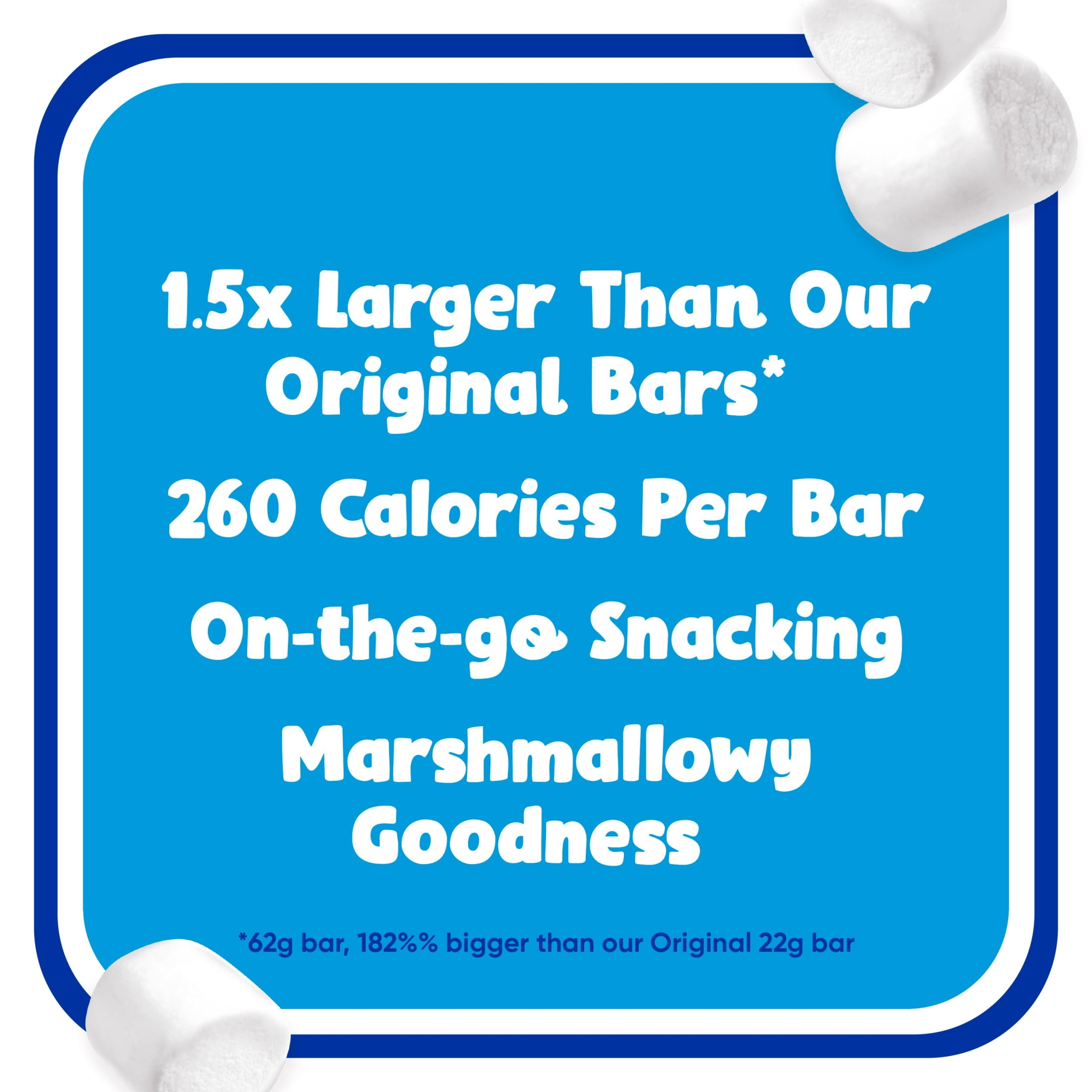 Rice Krispies Treats Original Chewy Crispy Large Marshmallow Squares, Halloween Snacks, 26.4 oz, 12 Count