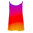 thumbnail image 4 of Women Tank Tops Summer Gradient Color Top Fashion Round Neck Sleeveless Print Casual Loose Tank Top Blouse, 4 of 5