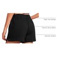thumbnail image 4 of Shorts CRZ YOGA de Algodón, con Cordón y Bolsillos, Negro XL, 4 of 6