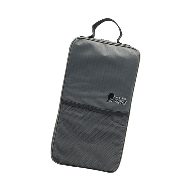 Bolsa para raqueta de pickleball, funda para raqueta, multifunción, premium, portátil, suave, con cremallera Niños Grises