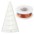 thumbnail image 1 of 1 Set Fibonacci Coil Winding Jig Electro Culture Copper Wire Gardening Making Tool Conical Kit Electroculture, 1 of 5