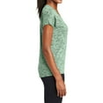 thumbnail image 3 of Mafoose Women's Electric Heather Sporty Tee Forest Green Electric Large, 3 of 5