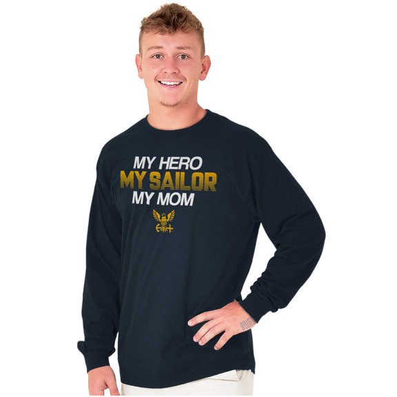 United States Navy Sailor Mom Mother Long Sleeve TShirt Men Women Brisco Brands S