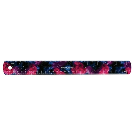 Fiskars Acrylic 12" Fashion Ruler, Milkyway, 1 Count