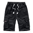 thumbnail image 2 of cllios Mens Cargo Shorts Big and Tall Multi Pockets Shorts Outdoor Military Shorts Lounge Workwear Cargo Shorts, 2 of 6