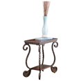 thumbnail image 5 of Ashley Furniture Signature Design - Table d'Appoint Rafferty - Finition Ancienne avec Base en Métal - Rectangulaire - Brun Foncé, 5 of 5