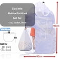 thumbnail image 3 of ZHAOCHENG Bolsa de Lavandería - Redes de Lavado Bolsa de Lavandería - Bolsas de Lavandería para Proteger la Ropa a Lavar a Máquina - Blanco (2 Piezas, Blanco), 3 of 5