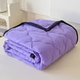 thumbnail image 4 of Edredón Refrescante de Verano: Tacto de Seda Helada, Fino y Transpirable para Las Noches Calurosas | Manta de Poliéster Lavable para Cama, Sofá, Viajes o Coche., 4 of 7