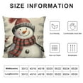 thumbnail image 5 of GOSMITH  Christmas Deer Decorations Pillow Covers Believe Snowflakes Christmas Tree Decorative Snowman Santa Claus Throw Pillow Cover Winter Holiday Cushion Case Decoration, 5 of 5