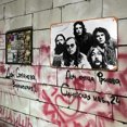 thumbnail image 4 of Placa Metal Vintage Banda Plateada Pintura Hierro Rectangular Arte La Pared 30x20cm, 4 of 9