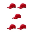 thumbnail image 2 of VONKY Sporty And Comfortable Baseball Cap For Wear Breathable Universal Baseball Cap red 5Set, 2 of 6