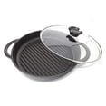 thumbnail image 1 of Jean Patrique The Whatever Pan - Cast Aluminium Griddle Pan with Glass Lid | 10.6" Diameter, Induction Compatible, Non-Stick, 1 of 6