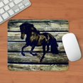 thumbnail image 3 of CafePress - Black Horse Barnwood Cowboy Mousepad - Non-slip Rubber Mousepad, Gaming Mouse Pad, 3 of 6