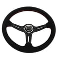 thumbnail image 1 of Car Steering Wheel, Excellent Grip 14in Steering Wheel Antirust  for Vehicles, 1 of 7