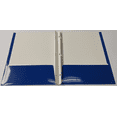 thumbnail image 3 of Laminated Paper Pocket N Prongs Blue, 3 of 3