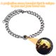 thumbnail image 4 of Pulseras Personalizadas con Fotos Personalizadas, Pulseras con Proyección de Imágenes, Pulsera Redonda de Color Acero, Pulseras con Te Amo en 100 Idiomas, Regalos para Parejas a Juego para Su Novio o, 4 of 7