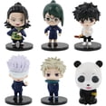 thumbnail image 1 of KEVCHE 6 Piezas Gojo Satoru Figura Juguete Jujutsu Kaisen Figura de Acción Decoración de Escritorio, 1 of 6