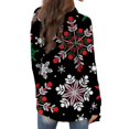 thumbnail image 3 of GDfun Christmas Cardigan for Women Mid-Length Lightweight Soft Versatile Ladies Tops Long Sleeves, 3 of 6