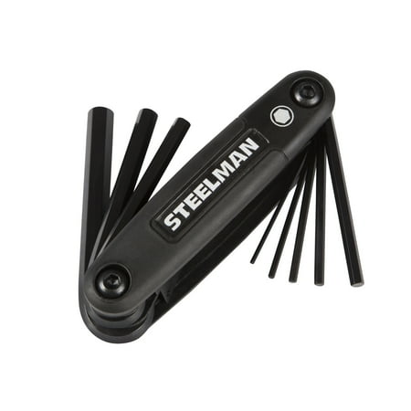 

STEELMAN 41930 8-Piece Folding Hex Key Set Metric (MM)