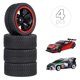 thumbnail image 4 of 4pcs 1/10 Neumlicos de Goma RC Carring Cart Neums para HSP Redcat Traxxas HPI RC DiáMetro de PiLaza de 65 mm, 4 of 7