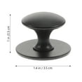 thumbnail image 6 of Guichaokj Black Self-Adhesive Brass Knobs for Dressers Cabinets 6 Pcs Zinc Alloy Kitchen Door Pull Handles, 6 of 6
