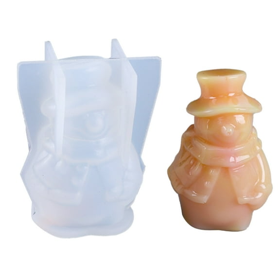 JZROCKER Epoxy Resin Christmas Ornament Mold Silicone Crafts Mold for Home Decoration