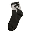 thumbnail image 1 of VONKY Men Socks Gentleman Style Pattern Autumn Winter 70% Cotton Socks Boys' Socks Tube Socks, 1 of 9
