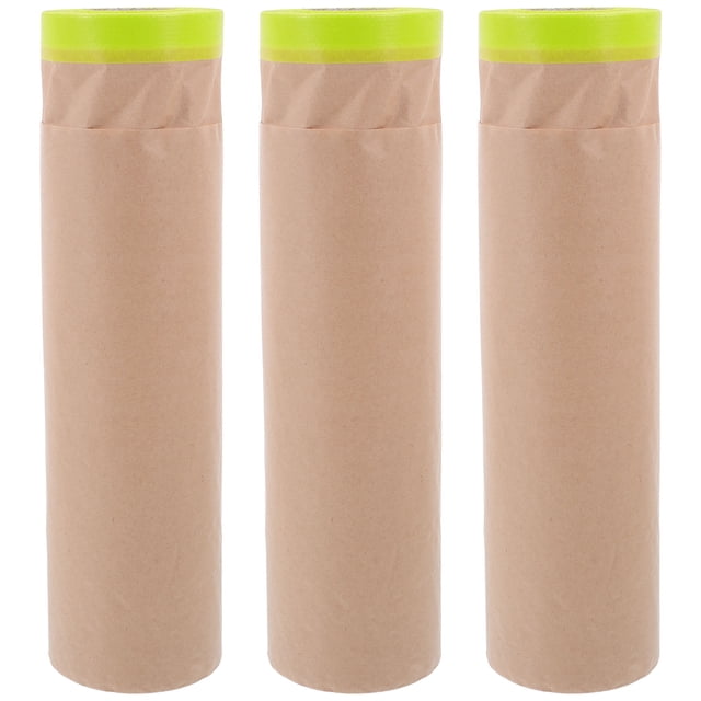3 Rouleaux de Film de Masquage Peinture Film Protecteur pour Meubles