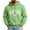 Green, variant on MXALUOB Hooded Sweatshirts for Men Letter Graphic Warm Fashion Pullover Drawstring Drop Shoulder Fall Winter Hoodies Casual Streetwear