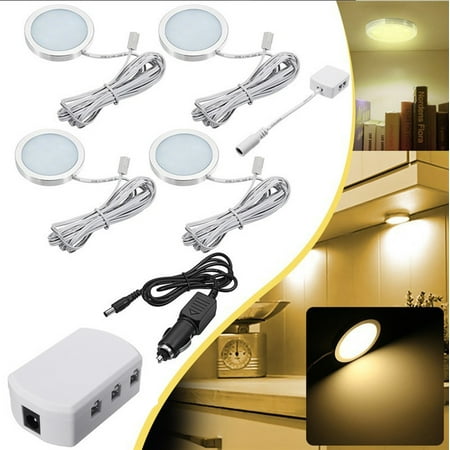 

ERTUTUYI with Light Wall Bookcase Cabinet for Control Remote LED Cabinet Kit Installation LED light White
