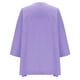 thumbnail image 5 of Camisas de manga larga,Cárdigan para mujer, chaqueta lisa de manga 3/4, top informal de poliéster para uso diario, sopatenor, 5 of 8