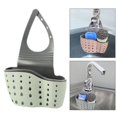 thumbnail image 1 of Soporte para esponja Macarena para fregadero de cocina jabonera organizador colgante verde, 1 of 8