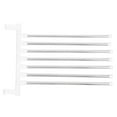 thumbnail image 1 of Shisuyan Bathroom Organization Towel Rack Silver 1 Set 10.8X8.3X2 In, 1 of 8