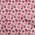 thumbnail image 1 of oneOone Rayon Light Pink Fabric Fruits Sewing Craft Projects Fabric Prints By Yard 56 Inch Wide, 1 of 5