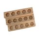 thumbnail image 3 of Estante de madera para almacenar aceites esenciales, expositor de aceites de mesa, soporte para fragancias de mesa. 3 capas de color oscuro, 3 of 9