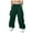 Dark Green, variant on Caqnni Men's Joggers Parachute Pants Casual Baggy Cotton Drawstring Tapered Sweatpants Cargo Loose Fit Trousers with Multi-Pocket (Dark Blue,M)