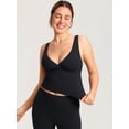 thumbnail image 2 of Delimira Crossover Breastfeeding Summer Sleeveless Cropped Nursing Tank Tops, 2 of 4