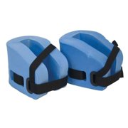 Power Systems Aquatic Resistance Ankle Cuffs – Adjustable Water Cuffs Pair for Swim Fitness (Blue/Black)