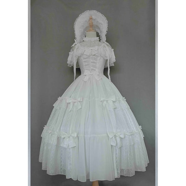 Details about   Women Victorian Style Maid Dress Puff Sleeve Lolita Halloween Party Cosplay S-XL