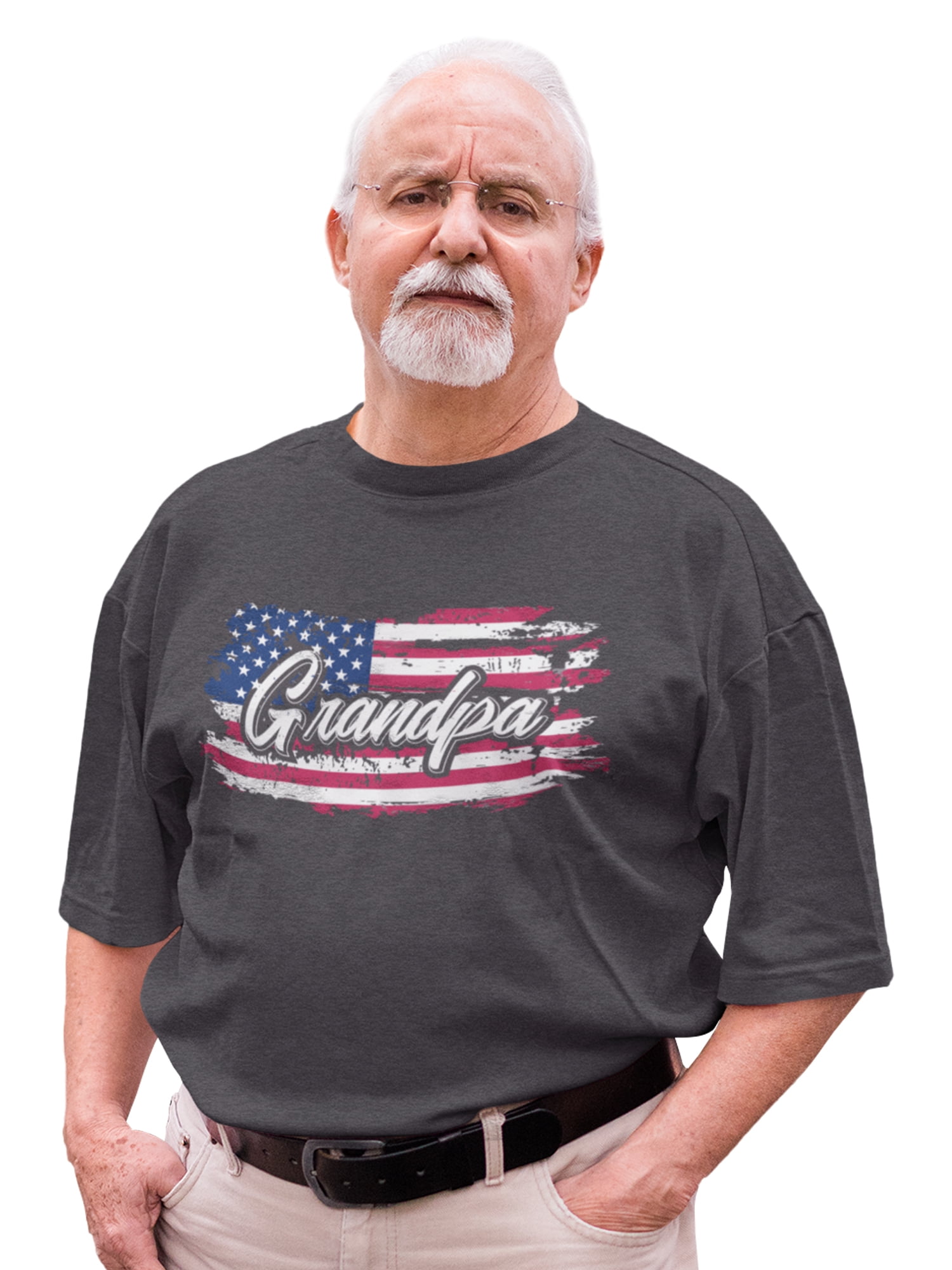 USA Patriotic Retro Strip T-Shirt *Choice Of MENS LADIES KIDS BABY GROW* 