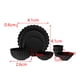 thumbnail image 4 of Accesorios en miniatura Sunnimix Vajilla 1 6 Escala Plato Tazón Tazas Comida Cumpleaños Negro, 4 of 8