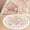 Color 1, variant on Washable Non Slip 3ft Round Rug, Boho Watercolor Mandala Feathers Florals Rainbows Hearts Circular Circle Area Rugs with Tassels Carpet for Nursery Bedroom Living Room Playroom Tent rug