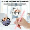 thumbnail image 3 of MasteelfCA Étui en Silicone pour Stylet Tactile, Protecteur Capacitif pour Stylet, Étui Résistant aux Bris Compatible avec Apple Pencil 2 (Chat, Rose), 3 of 7