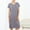 Gray, variant on Fnooota Built in Bra Nightgowns for Women, Cotton Loose Plus Size Casual Summer Sleepwear Gray Size 3XL