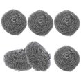 thumbnail image 2 of Stainless Steel Scrubber for Kitchen Use Silver Color Unique Design Comfortable Grip 6pcs, 2 of 5