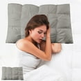 thumbnail image 2 of Premium Ergonomic Sleep Pillow for Neck Support - Nylon Spandex Memory Foam Pillow, Breathable & Supportive Bed Pillow for Side, Back Sleepers, 29x19x2 Inches, Soft & Durable Travel Pillow, 2 of 5