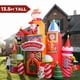 thumbnail image 2 of Castillo de caramelos gigante ZPISF inflable navideño de 4 m de altura con luz, 2 of 7