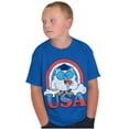 thumbnail image 3 of Tootsie Mr Owl American Patriot USA Crewneck T Shirts Boy Girl Teen Brisco Brands XS, 3 of 6