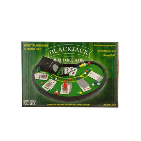 Blackjack Mini Table Game (Available in a pack of (Best Blackjack In Vegas)
